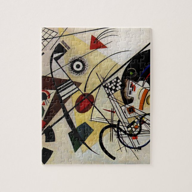 Kandinsky Transverse ungebrochene Linie Puzzle (Vertikal)