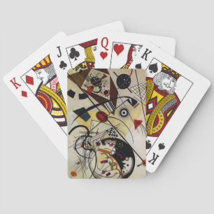Kandinsky Transverse ungebrochene Linie Spielkarten