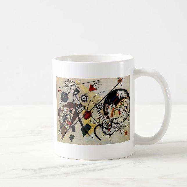 Kandinsky Transverse ungebrochene Linie Tasse (Rechts)