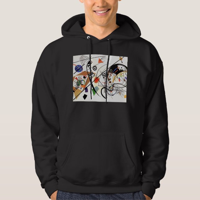 Kandinsky Tranverse Linie Hoodie (Vorderseite)