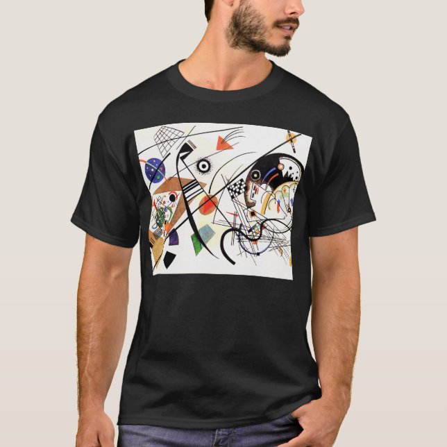 Kandinsky Tranverse Linie T - Shirt (Vorderseite)
