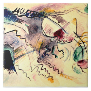 Kandinsky - Unbetitelte, 1913 Kunstwerke Fliese