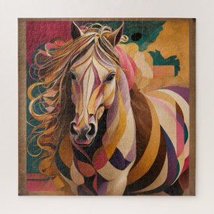 Kandinsky und Malevichs Pferd: Ein geometrischer M Puzzle