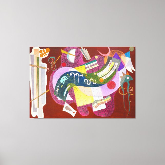 KANDINSKY - VARIEGIERTER SCHWARZ (Noir bigarré) -  Leinwanddruck (Vorderseite)