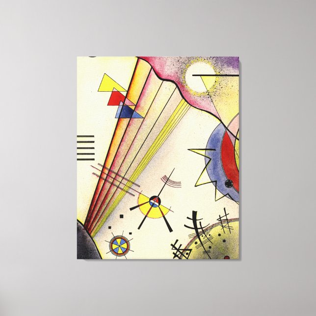 Kandinsky - Verbindung löschen Leinwanddruck (Vorderseite)