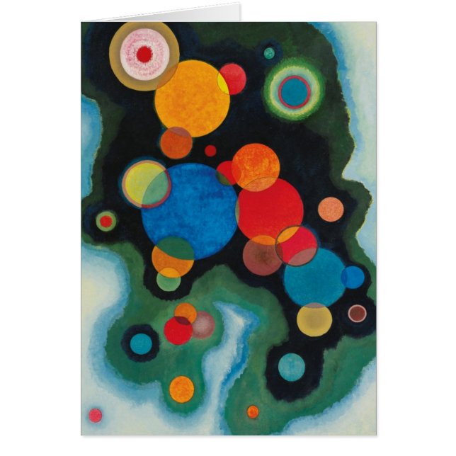Kandinsky vertieft Impulse Abstraktes Öl auf Leinw (Vorne)