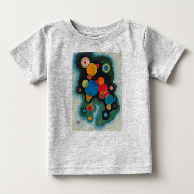 Kandinsky vertieft Impulse Abstraktes Öl auf Leinw Baby T-shirt (Vorderseite)