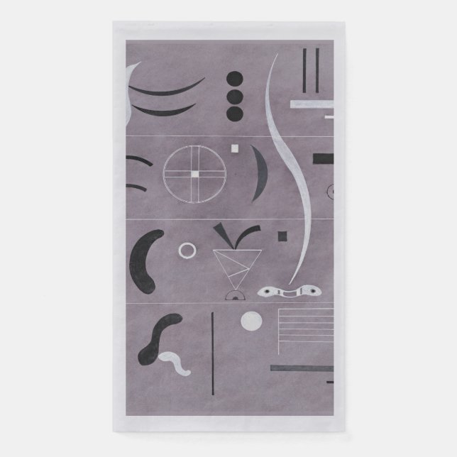 Kandinsky - Vier Teile, Papierhandtücher Serviette (Vorderseite)