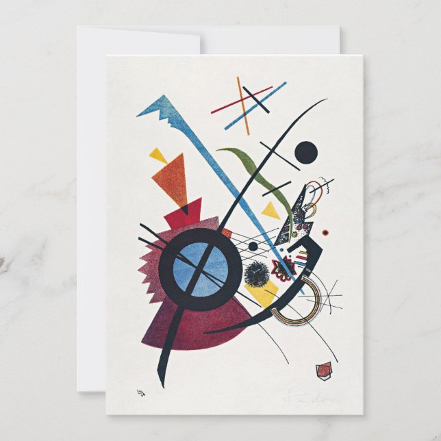 Kandinsky - Violet Einladung (Vorderseite)