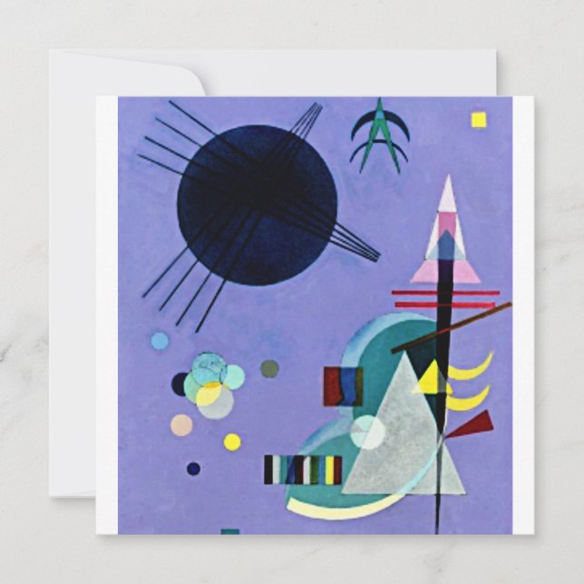 Kandinsky - Violet Green Karte (Vorderseite)