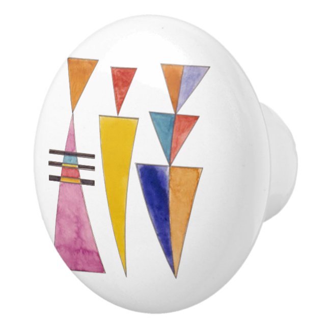 Kandinsky, Wasserfarbe, Sketch-Tor von Kiew Keramikknauf (Rechts)