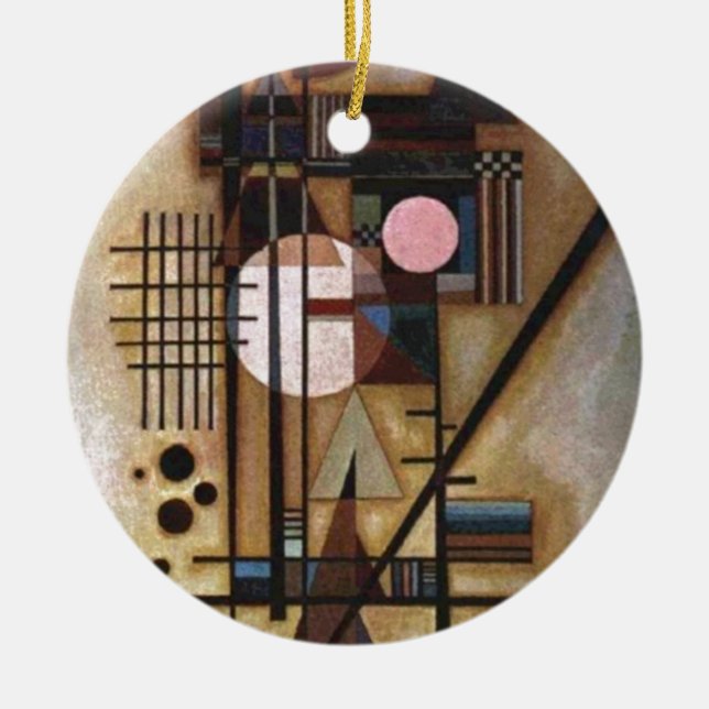 Kandinsky Weichbau Keramik Ornament (Vorne)