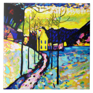 Kandinsky - Winterlandschaft Fliese