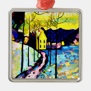 Kandinsky - Winterlandschaft Ornament Aus Metall