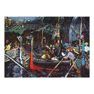 Kandinsky - Wolga-Lied, Fotodruck