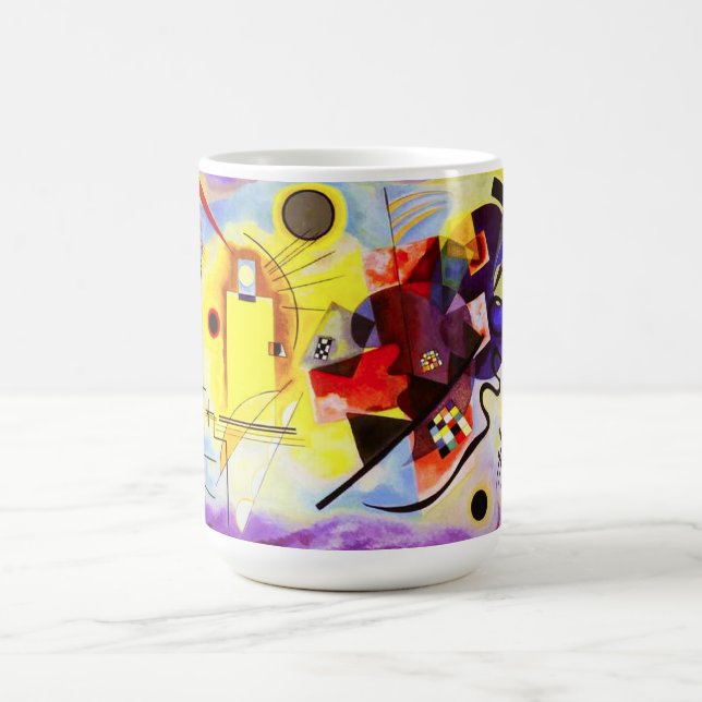 Kandinsky Yellow Blue Tasse (Mittel)