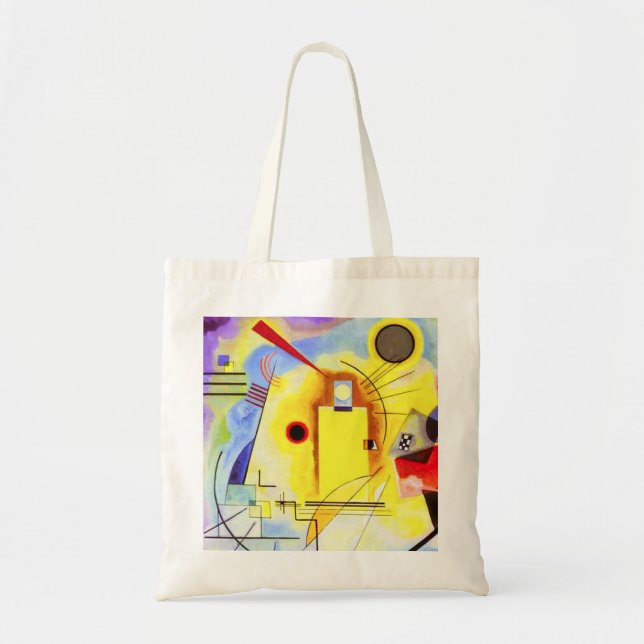 Kandinsky Yellow Blue Toag Tragetasche (Vorne)
