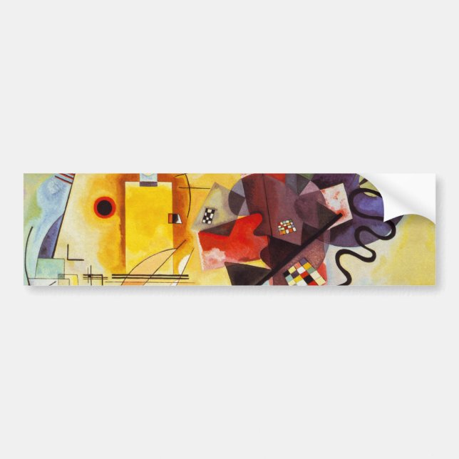 Kandinsky Yellow Red Blue Autoaufkleber (Vorne)