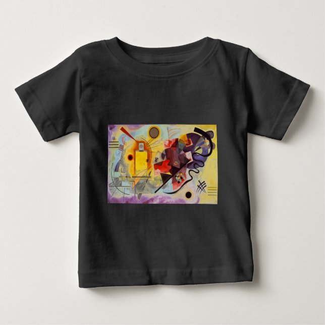 Kandinsky Yellow Red Blue Baby T-shirt (Vorderseite)