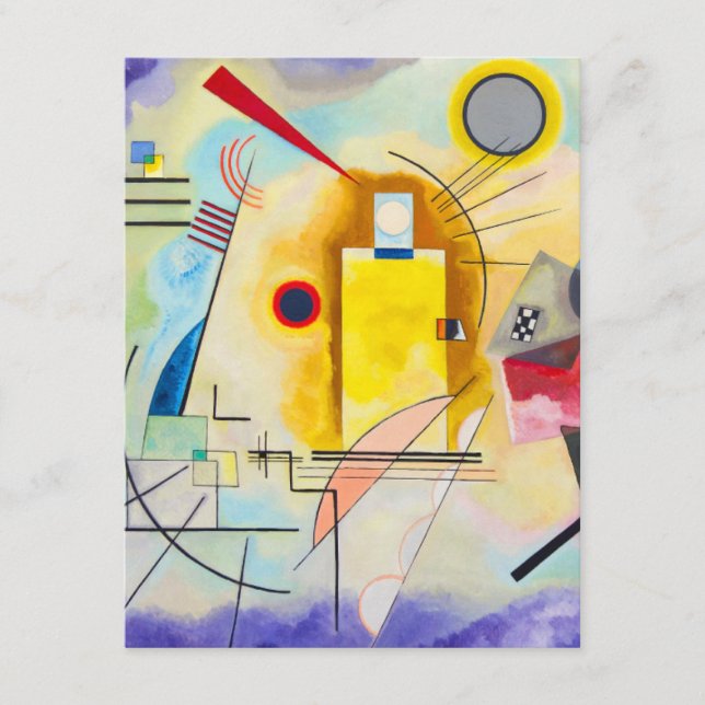 Kandinsky Yellow-Red-Blue Begleitkarte (Vorderseite)