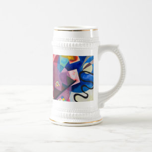 Kandinsky Yellow-Red-Blue Bierglas