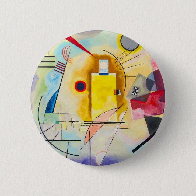 Kandinsky Yellow-Red-Blue Button (Vorderseite)