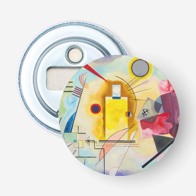 Kandinsky Yellow-Red-Blue Flaschenöffner (Vorderseite)