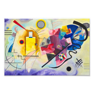 Kandinsky Yellow-Red-Blue Fotodruck