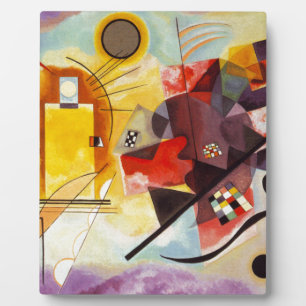 Kandinsky Yellow Red Blue Fotoplatte