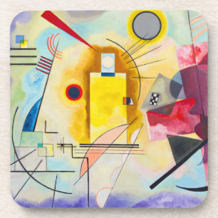Kandinsky Yellow-Red-Blue Getränkeuntersetzer