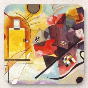 Kandinsky Yellow Red Blue Getränkeuntersetzer