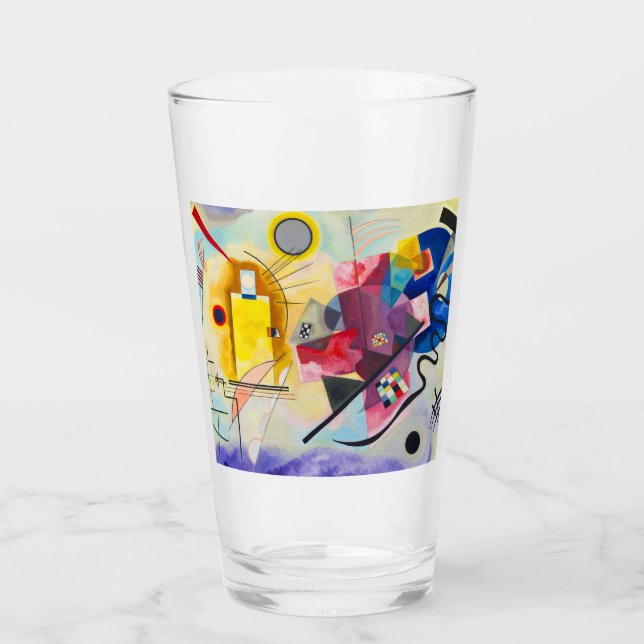 Kandinsky Yellow-Red-Blue Glas (Vorderseite)