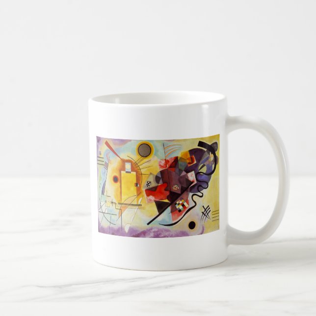 Kandinsky Yellow Red Blue Kaffeetasse (Rechts)