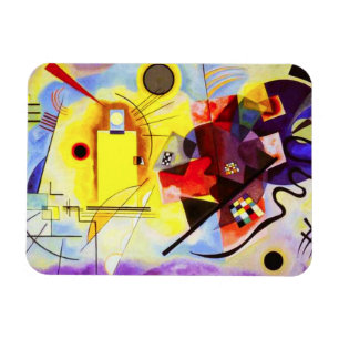 Kandinsky Yellow Red Blue Magnet