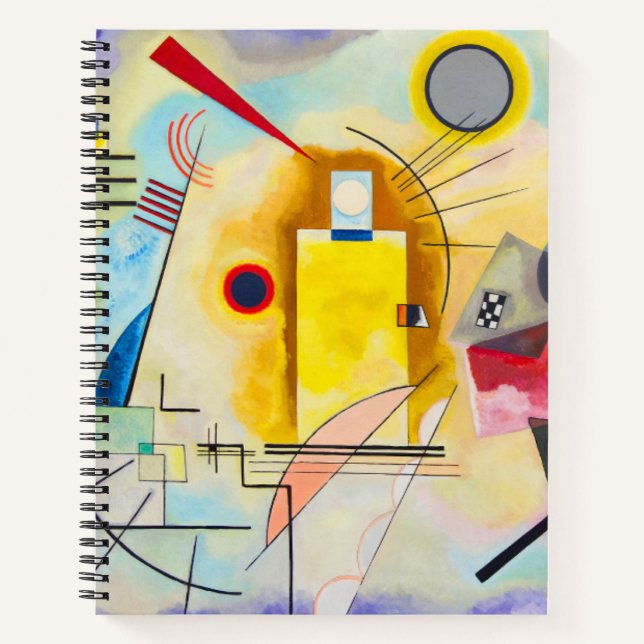 Kandinsky Yellow-Red-Blue Notizbuch (Vorderseite)