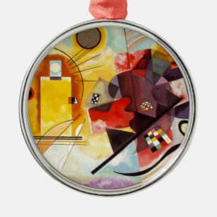 Kandinsky Yellow Red Blue Ornament Aus Metall