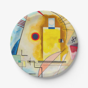 Kandinsky Yellow-Red-Blue Pappteller