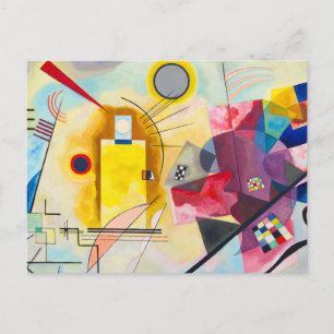 Kandinsky Yellow-Red-Blue Postkarte