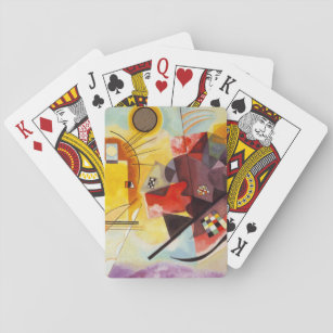 Kandinsky Yellow Red Blue Spielkarten