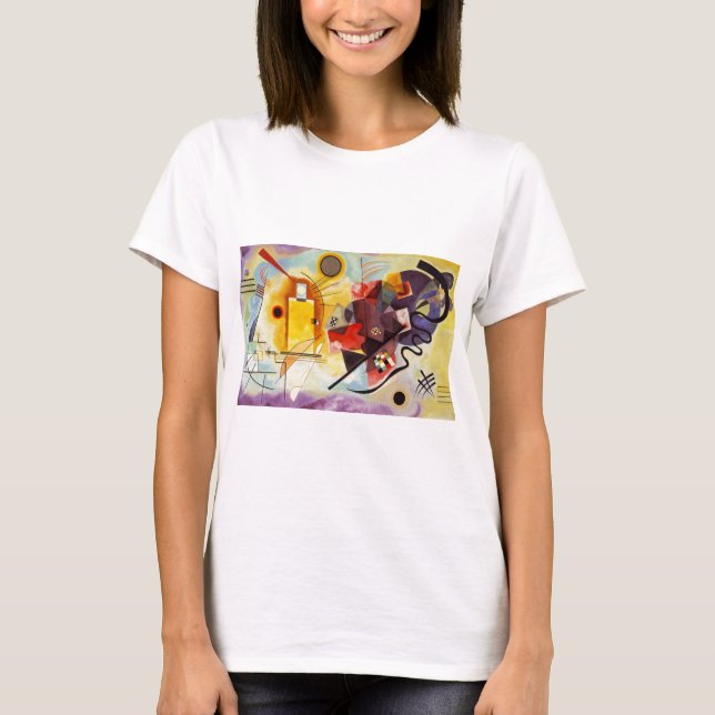 Kandinsky Yellow Red Blue T-Shirt (Vorderseite)