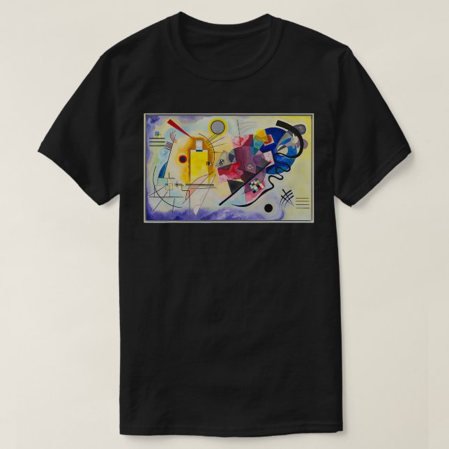 Kandinsky YellowRedBlue T-Shirt (Design vorne)