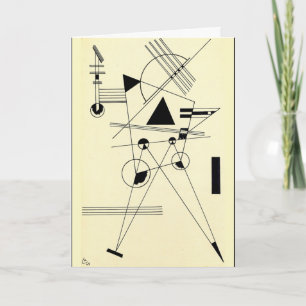 Kandinsky - Zeichnend für Point Karte