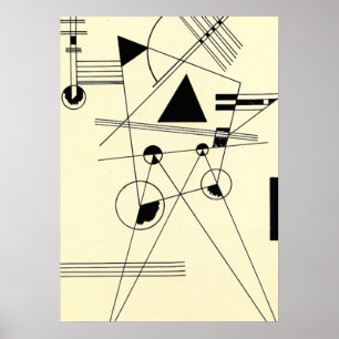 Kandinsky - Zeichnend für Point Poster