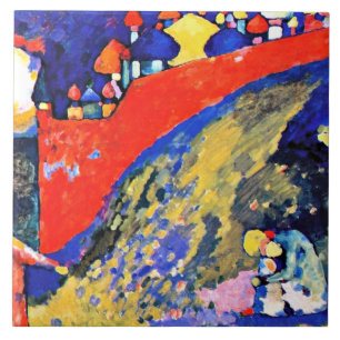 Kandinsky - Zerstörung der Roten Mauer   Fliese