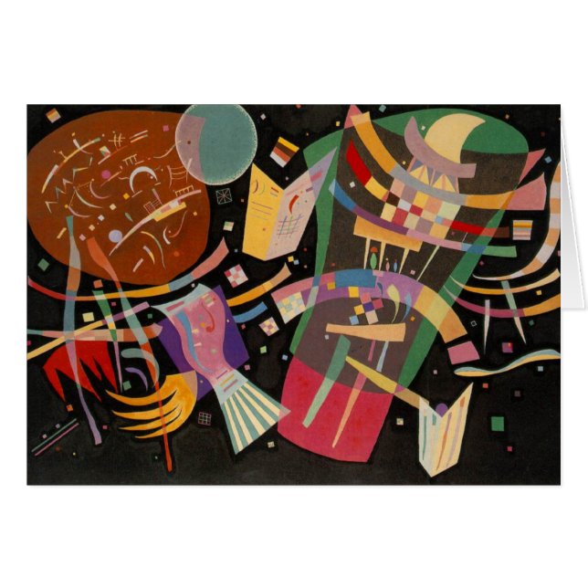 Kandinsky Zusammensetzung 10 Abstrakte Malerei (Vorderseite (Horizontal))
