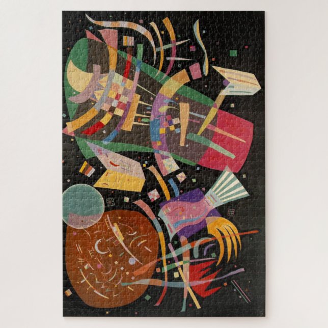 Kandinsky Zusammensetzung 10 Abstrakte Malerei Puzzle (Vertikal)