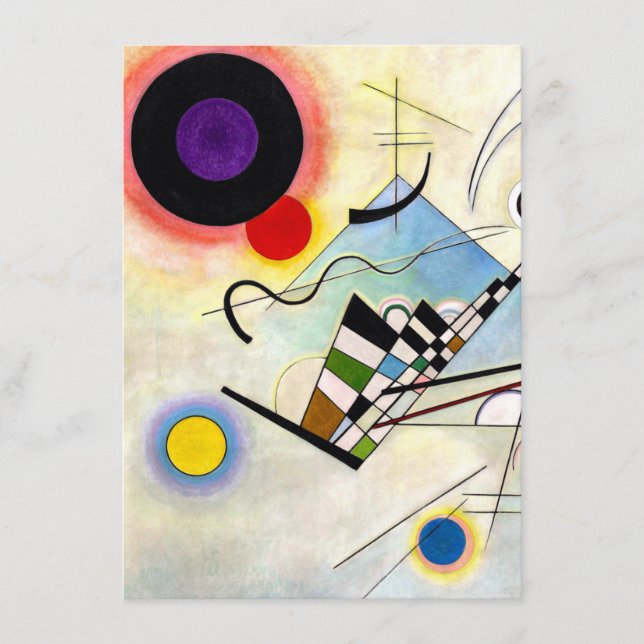 Kandinsky-Zusammensetzung 8 Begleitkarte (Vorderseite)