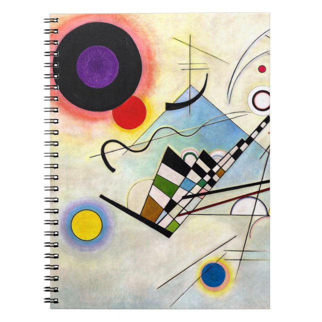Kandinsky-Zusammensetzung 8 Notizblock (Vorderseite)