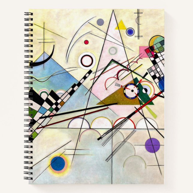 Kandinsky-Zusammensetzung 8 Notizbuch (Vorderseite)