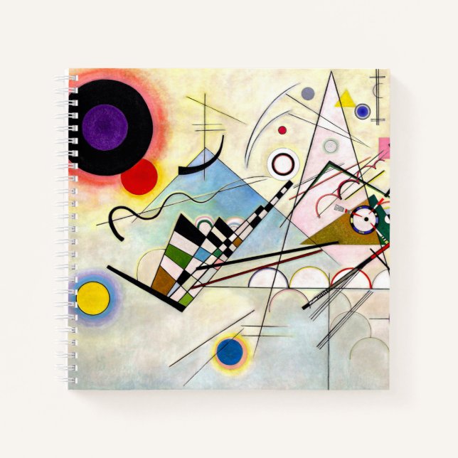 Kandinsky-Zusammensetzung 8 Notizbuch (Vorderseite)